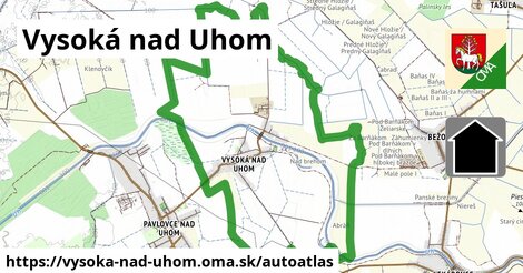 ikona Mapa autoatlas v vysoka-nad-uhom