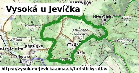 ikona Turistická mapa turisticky-atlas v vysoka-u-jevicka