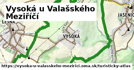 ikona Vysoká u Valašského Meziříčí: 0 m trás turisticky-atlas v vysoka-u-valasskeho-mezirici