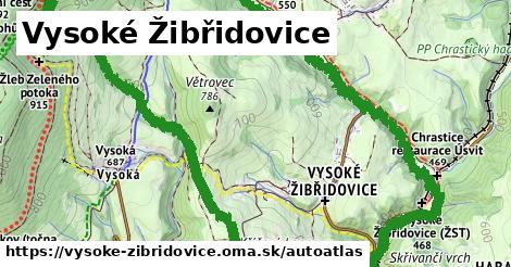 ikona Mapa autoatlas v vysoke-zibridovice