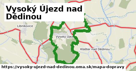 ikona Mapa dopravy mapa-dopravy v vysoky-ujezd-nad-dedinou