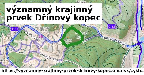 ikona Cyklo cykloatlas v vyznamny-krajinny-prvek-drinovy-kopec