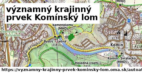 ikona Mapa autoatlas v vyznamny-krajinny-prvek-kominsky-lom