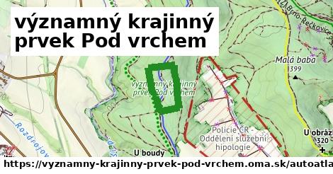 ikona Mapa autoatlas v vyznamny-krajinny-prvek-pod-vrchem