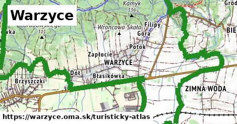 ikona Turistická mapa turisticky-atlas v warzyce