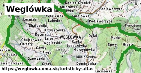 ikona Turistická mapa turisticky-atlas v weglowka