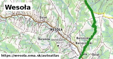 ikona Mapa autoatlas v wesola