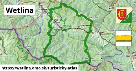 ikona Wetlina: 53 km trás turisticky-atlas v wetlina