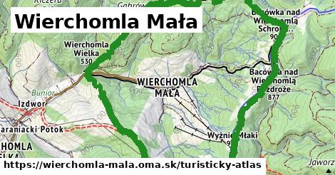 ikona Turistická mapa turisticky-atlas v wierchomla-mala