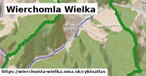 ikona Cyklo cykloatlas v wierchomla-wielka