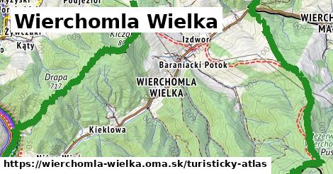 ikona Turistická mapa turisticky-atlas v wierchomla-wielka