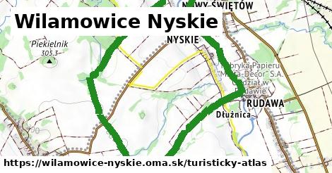 ikona Turistická mapa turisticky-atlas v wilamowice-nyskie