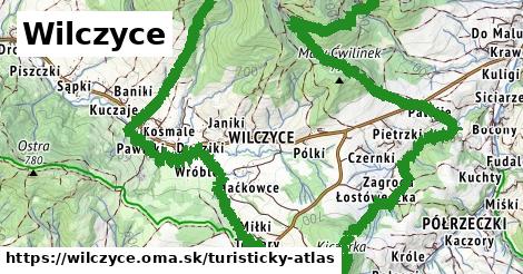 ikona Wilczyce: 0 m trás turisticky-atlas v wilczyce