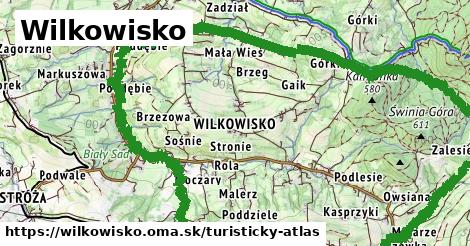 ikona Turistická mapa turisticky-atlas v wilkowisko