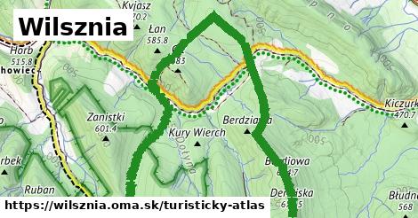 ikona Turistická mapa turisticky-atlas v wilsznia