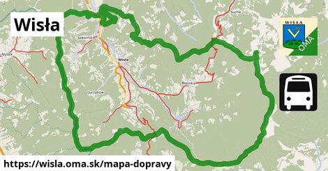 ikona Mapa dopravy mapa-dopravy v wisla