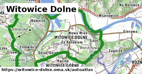 ikona Mapa autoatlas v witowice-dolne