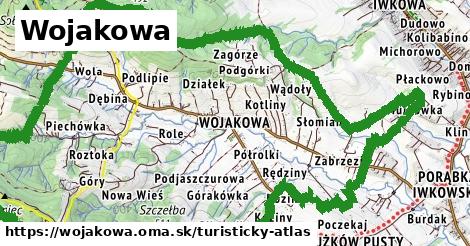 ikona Turistická mapa turisticky-atlas v wojakowa