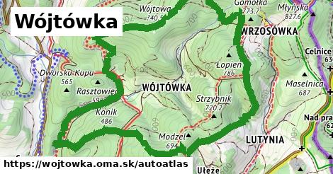 ikona Mapa autoatlas v wojtowka