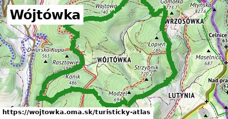 ikona Turistická mapa turisticky-atlas v wojtowka