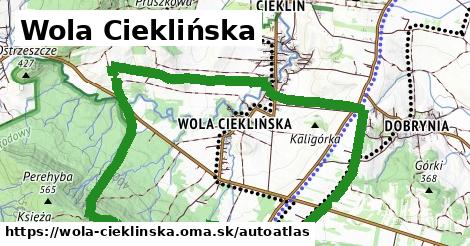 ikona Mapa autoatlas v wola-cieklinska