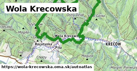 ikona Mapa autoatlas v wola-krecowska