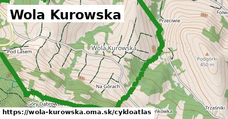 ikona Wola Kurowska: 1,61 km trás cykloatlas v wola-kurowska