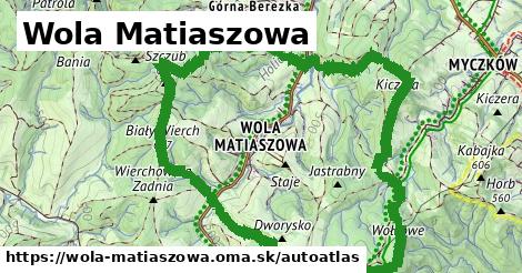 ikona Mapa autoatlas v wola-matiaszowa