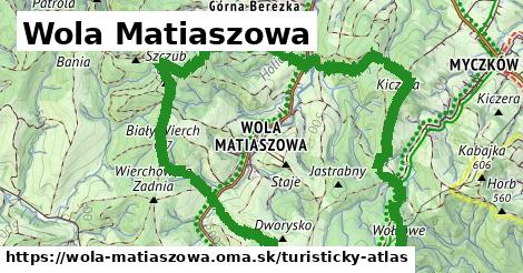 ikona Turistická mapa turisticky-atlas v wola-matiaszowa