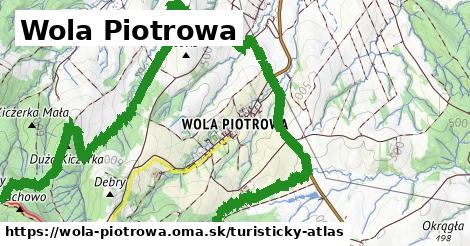 ikona Turistická mapa turisticky-atlas v wola-piotrowa