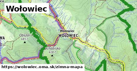 ikona Zimná mapa zimna-mapa v wolowiec