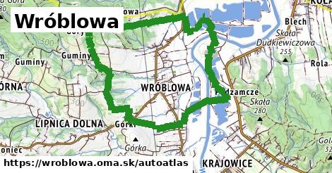 ikona Mapa autoatlas v wroblowa