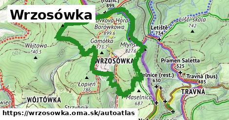 ikona Mapa autoatlas v wrzosowka