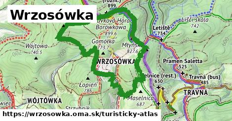 ikona Turistická mapa turisticky-atlas v wrzosowka