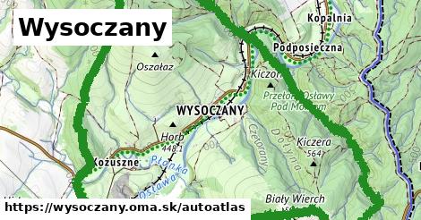 ikona Mapa autoatlas v wysoczany