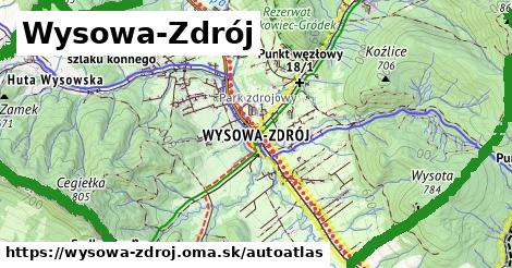 ikona Mapa autoatlas v wysowa-zdroj