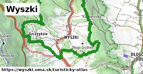 ikona Turistická mapa turisticky-atlas v wyszki