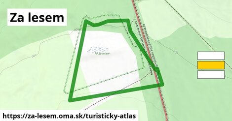 ikona Turistická mapa turisticky-atlas v za-lesem