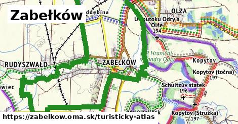 ikona Turistická mapa turisticky-atlas v zabelkow