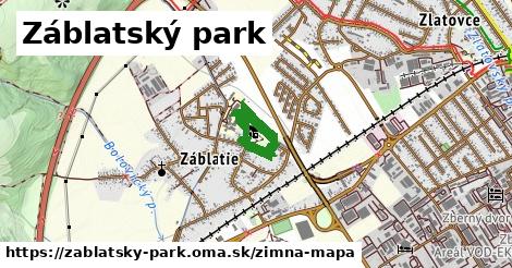 ikona Zimná mapa zimna-mapa v zablatsky-park