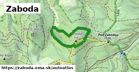 ikona Mapa autoatlas v zaboda