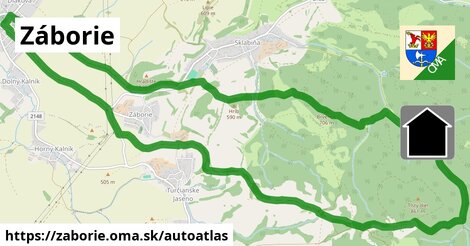 ikona Mapa autoatlas v zaborie