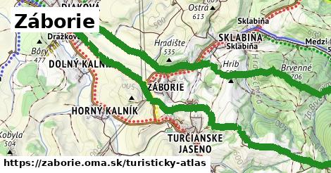 ikona Turistická mapa turisticky-atlas v zaborie