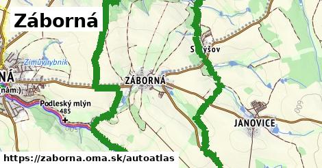 ikona Mapa autoatlas v zaborna