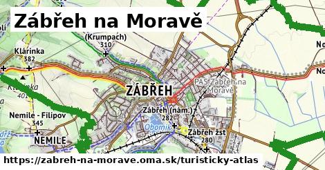 ikona Zábřeh na Moravě: 31 km trás turisticky-atlas v zabreh-na-morave