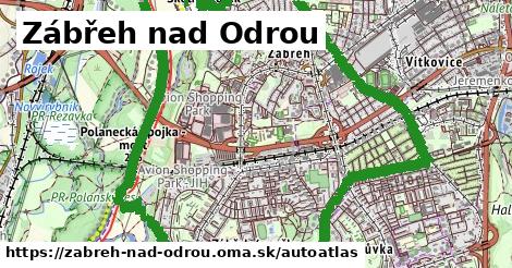 ikona Mapa autoatlas v zabreh-nad-odrou