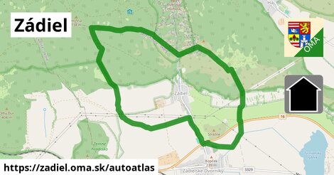 ikona Mapa autoatlas v zadiel