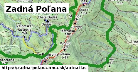 ulice v Zadná Poľana