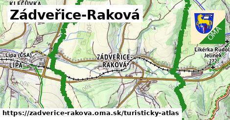 ikona Turistická mapa turisticky-atlas v zadverice-rakova