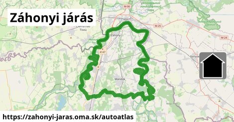 ikona Mapa autoatlas v zahonyi-jaras